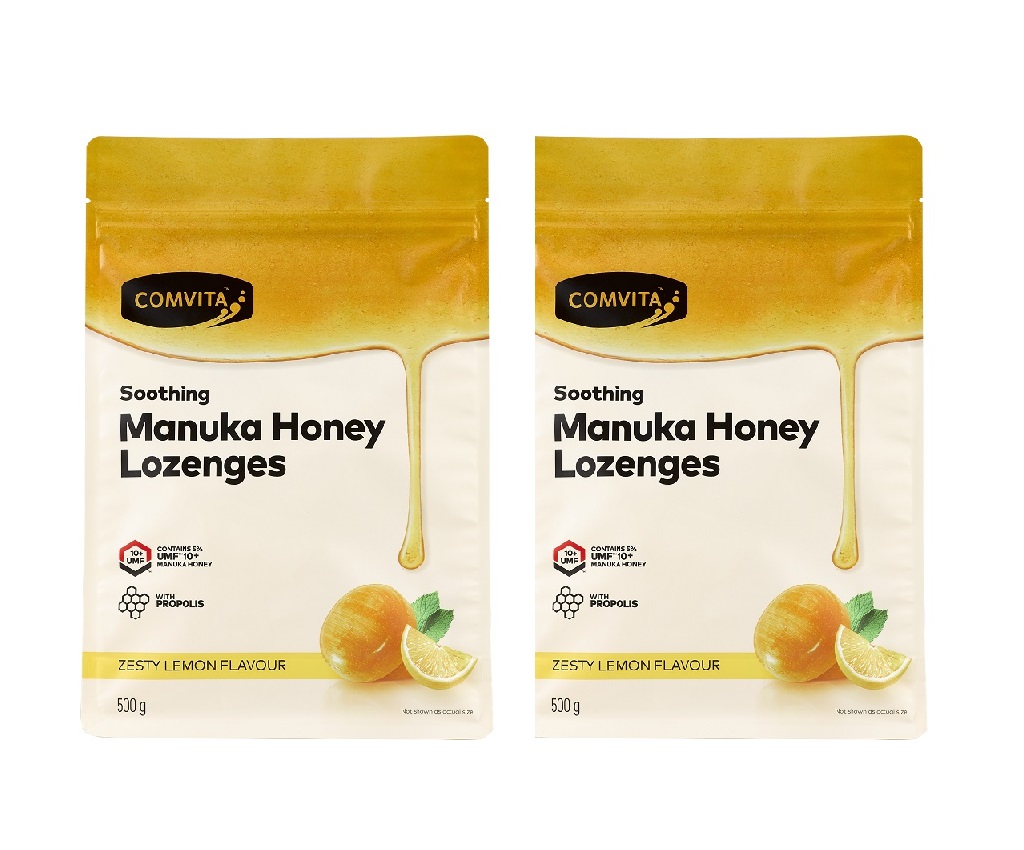 Manuka Honey Lozenges with Propolis (Lemon) x 2 packs